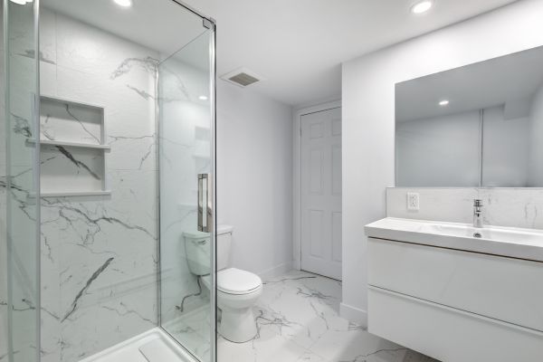 Basement Bathroom Installation in Evergreen