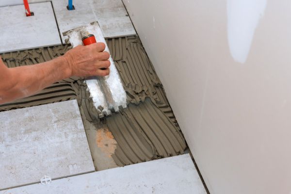 Bathroom Floor Renovation in Evergreen