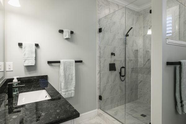 Granite Shower Installation in Evergreen