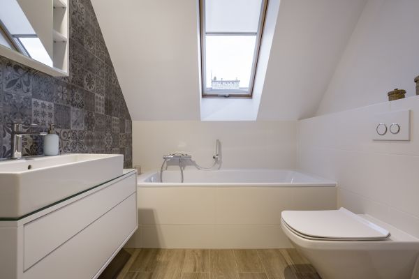 Attic Bathroom Construction in Evergreen